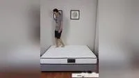 Hotel Room Bed Mattress California King 12 Inch Natural Latex Coconut Fiber Innerspring Hybrid Medium Firm Tight