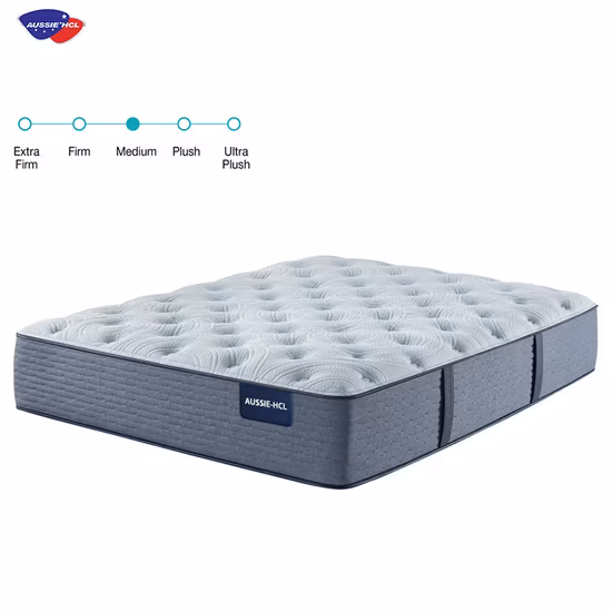 Meubles de maison de luxe en Latex naturel, matelas en mousse à ressorts ensachés, lit européen, Double, Queen, King, dans une boîte